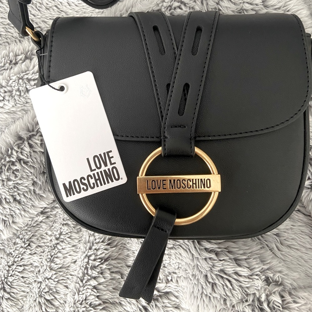 LOVE MOSCHINO Nero Black Crossbody NWT